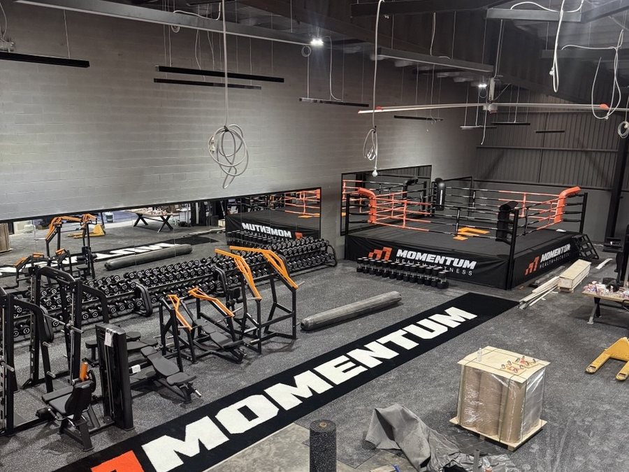 Momentum Health + Fitness mid fit-out